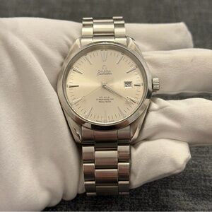 Omega Seamaster Steel Chronometer 42mm Silver Dial Aqua Terra Watch 2502.30.00